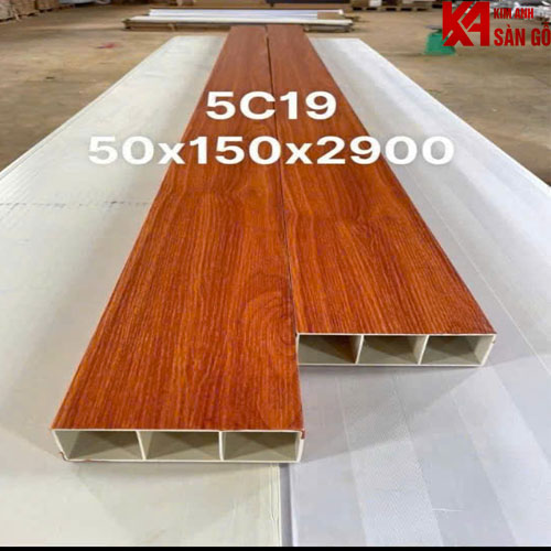 Thanh Lam Hộp Nhựa Giả Gỗ 50*150 HW-5C19